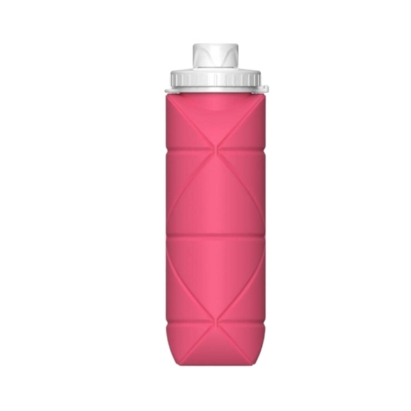 SPECIAL MADE Collapsible Water Bottle - 2.75" Diameter, 9.65" Height Unfolded - Picture 4 of 11